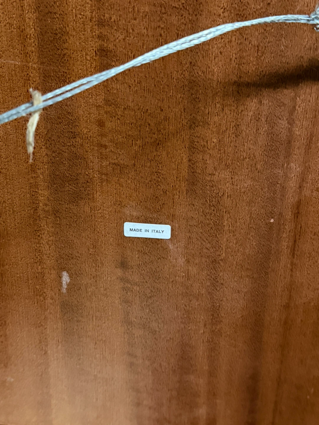 Italian Solid Oak Framed Mirror | Mid-Century Style - photo 3