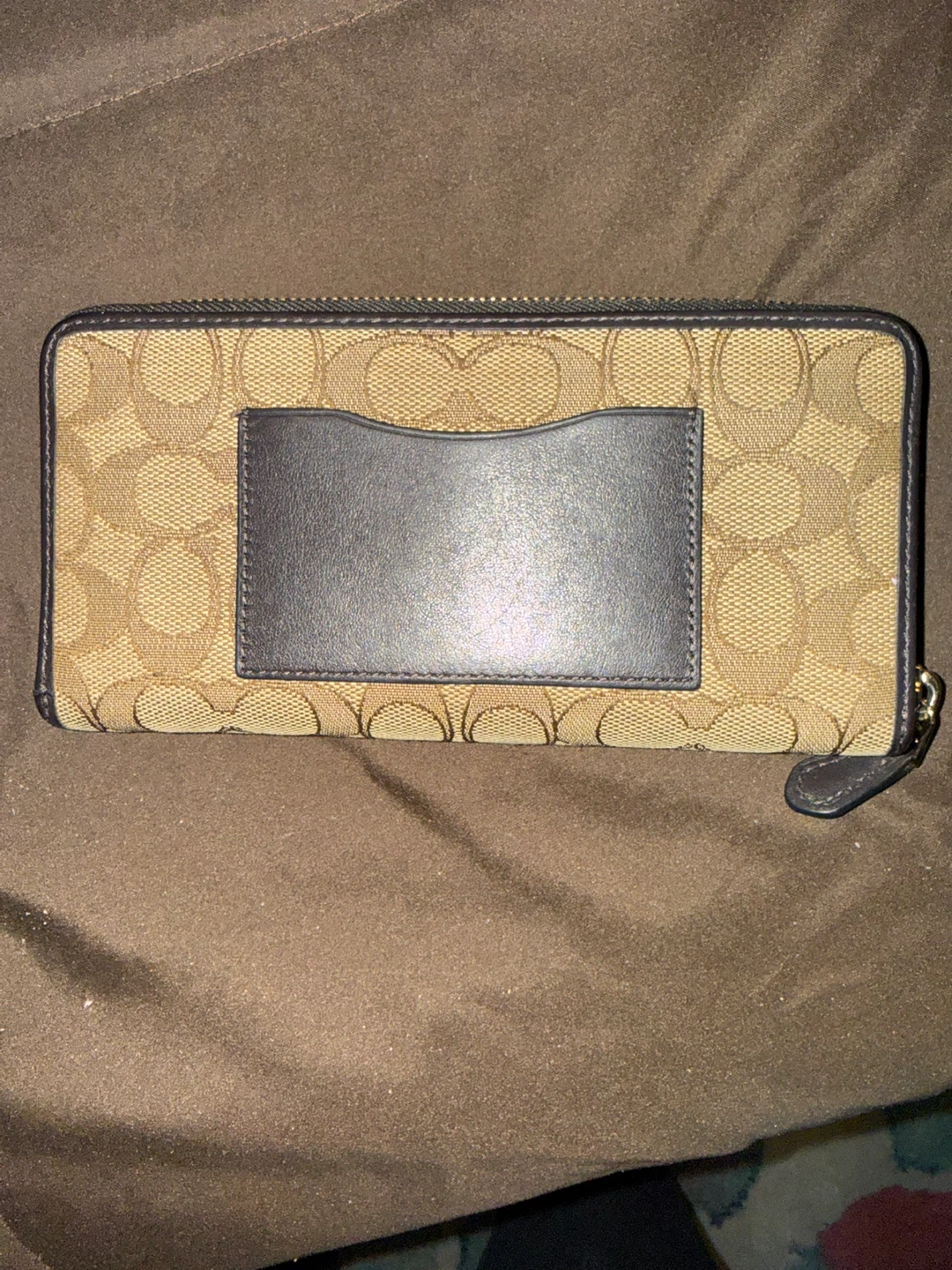 Coach Signature Zip Around Wallet - photo 2