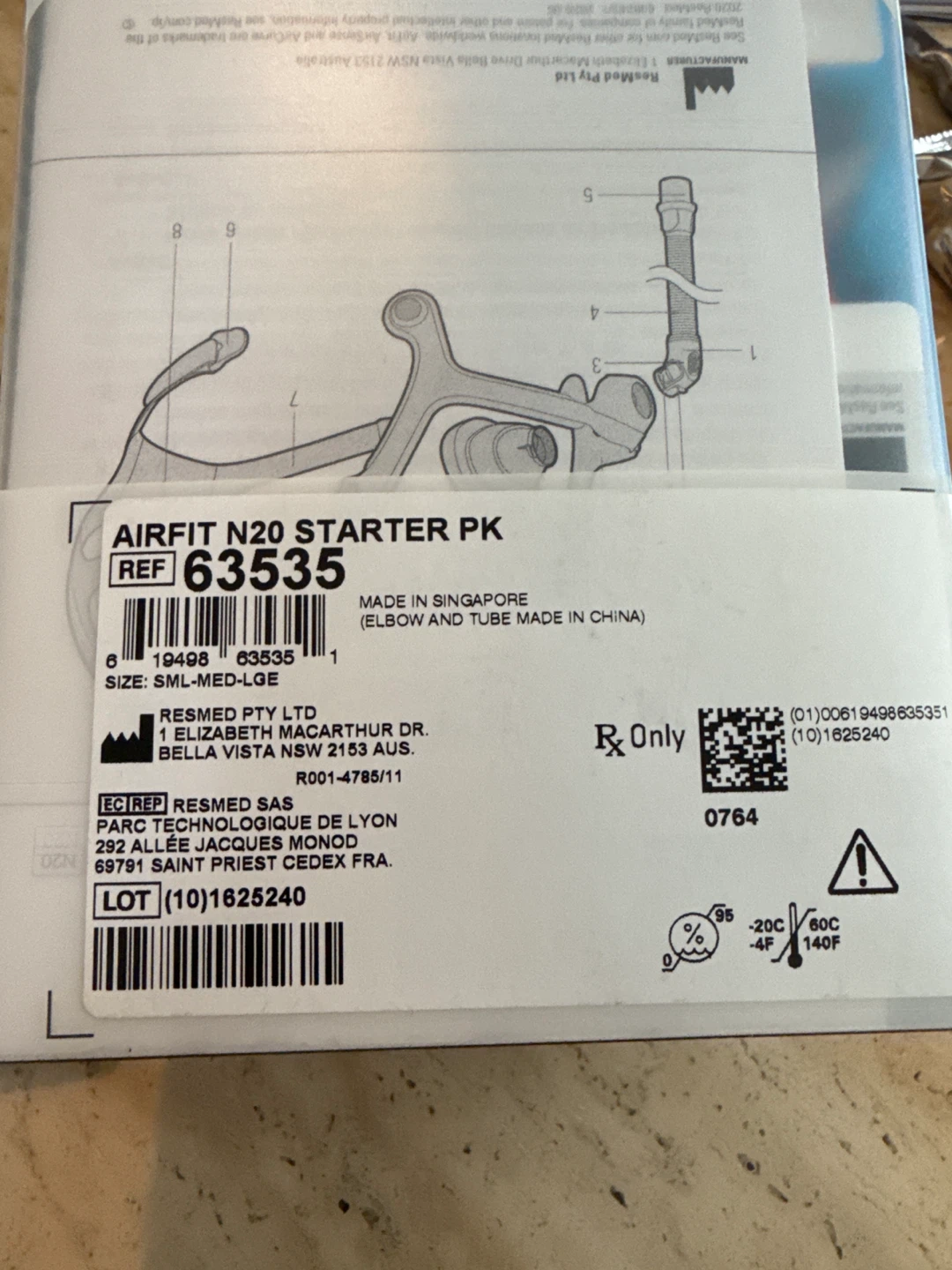 ResMed AirFit N20 Starter Pack Mask - photo 4