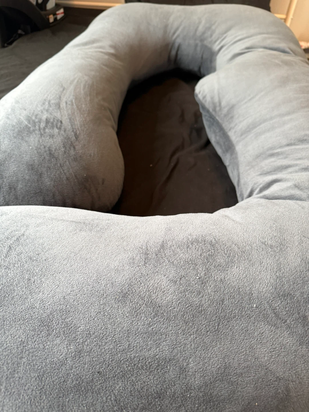 Grey U-Shaped Maternity Pillow - photo 2