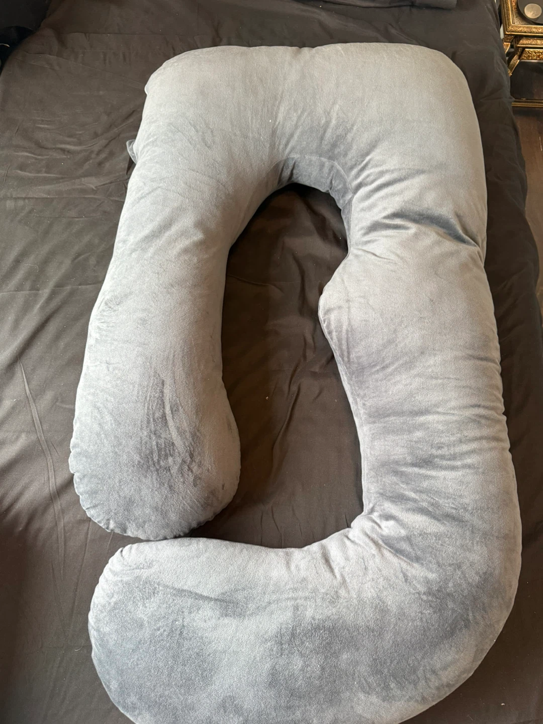 Grey U-Shaped Maternity Pillow - photo 3