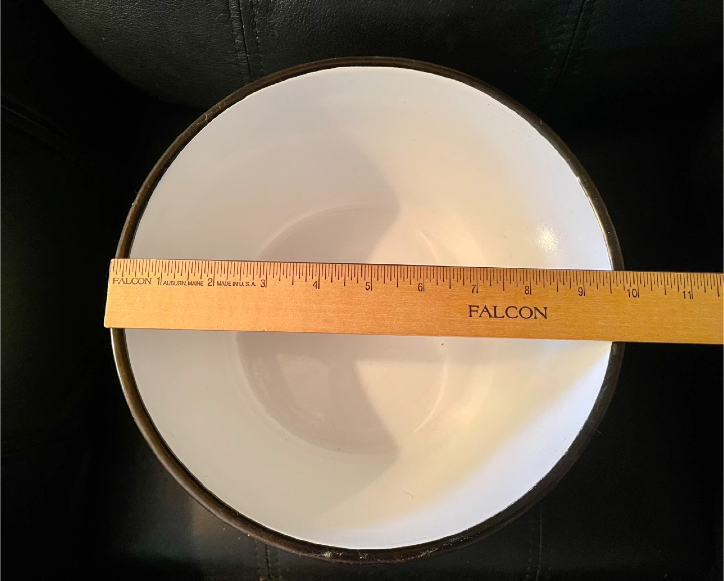 Heart & Home White Enamel Toiletries Bowl - photo 2