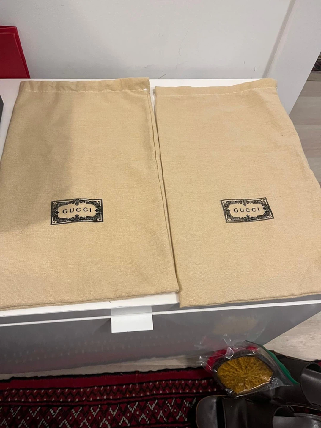 Gucci Dust Bags (2) - Beige