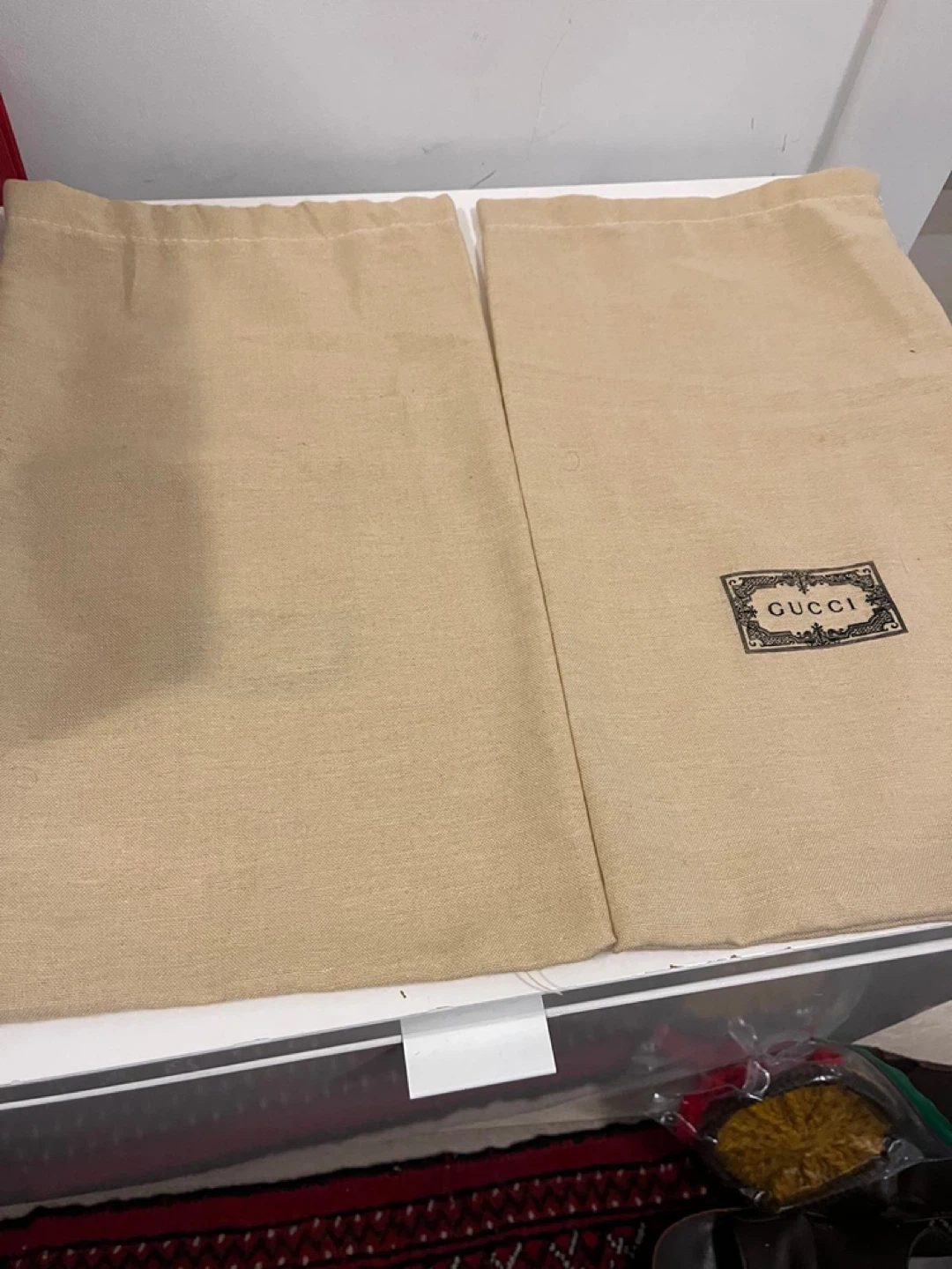 Gucci Dust Bags (2) - Beige - photo 2