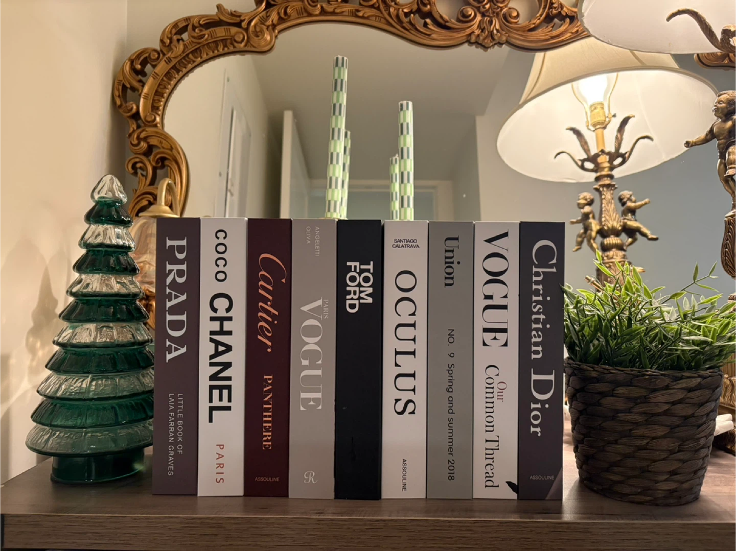 Set of 10 Faux designer books