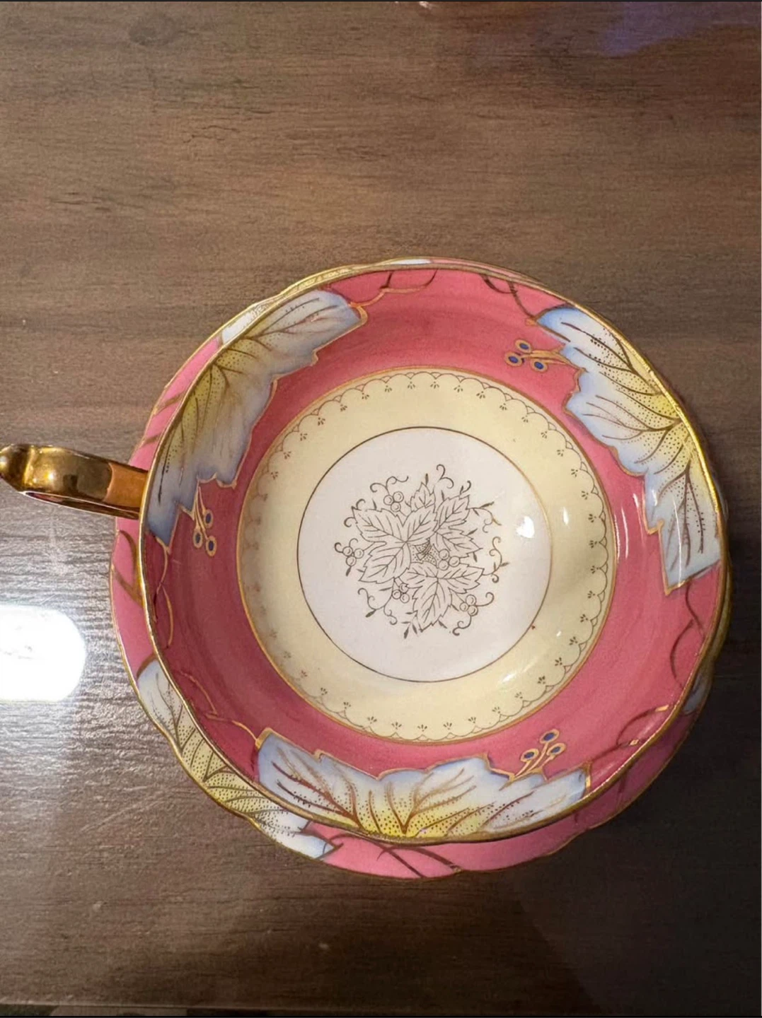 Assorted Vintage Tea Cup and Saucer Set - Pink Floral Design - photo 4