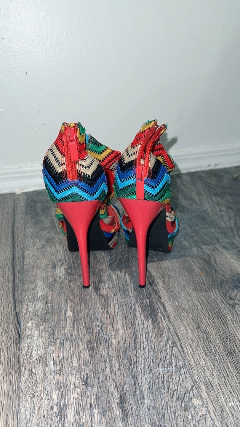 Anne Michelle Strappy High Heel Sandals