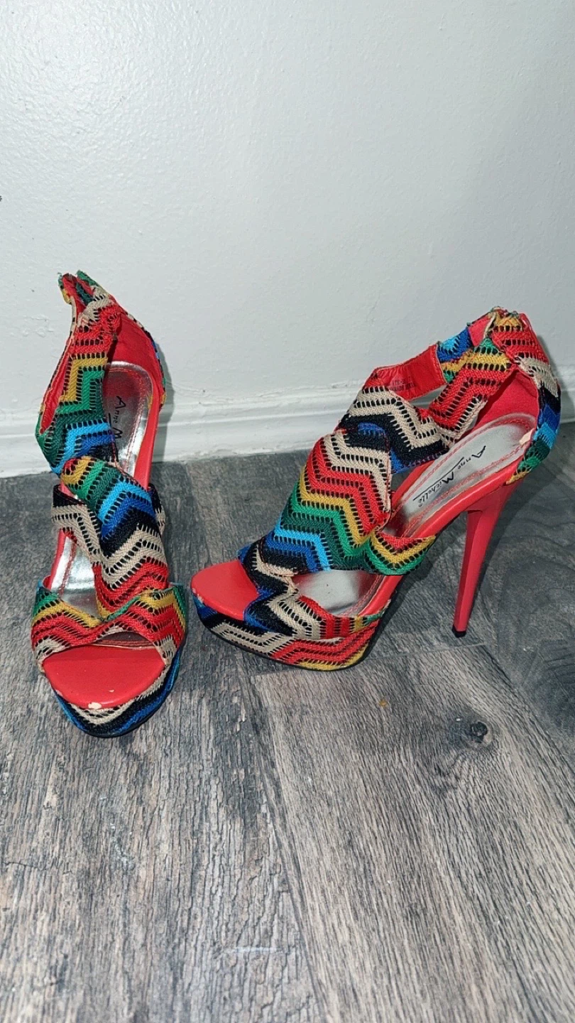 Anne Michelle Strappy High Heel Sandals - photo 2