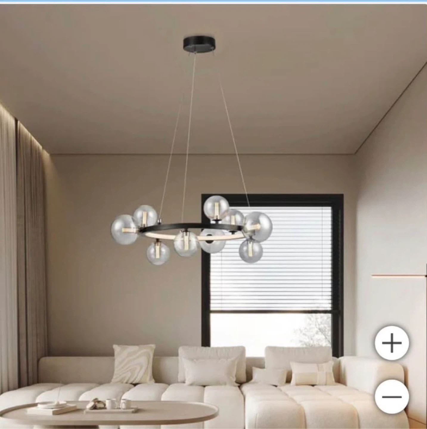 Modern 10-Light Chandelier Pendant Light - photo 3