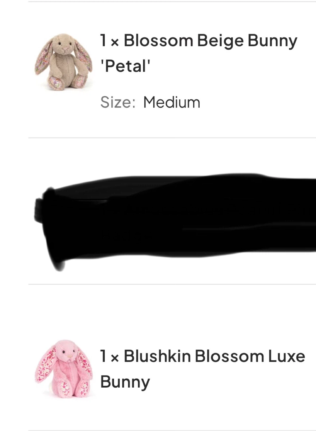 Collection of Jellycat bunnies