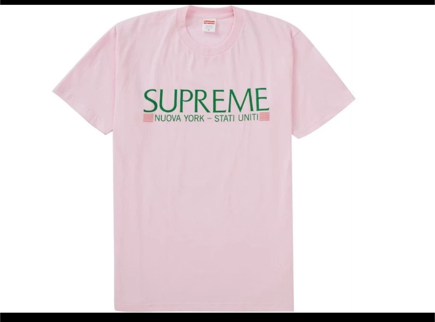 Supreme Nuova York - Stati Uniti T-Shirt Pink Size M - photo 4
