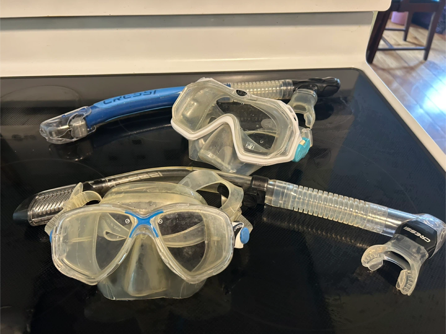 Cressi Snorkel and Mask Set $10 each
