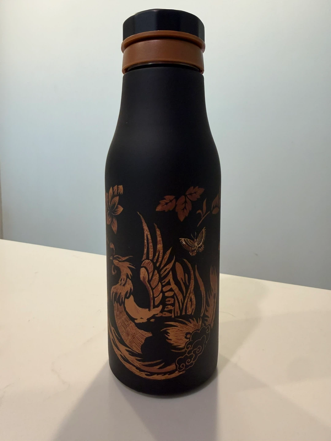 Starbucks Black Stainless Steel Thermos Bottle 473ml - photo 2