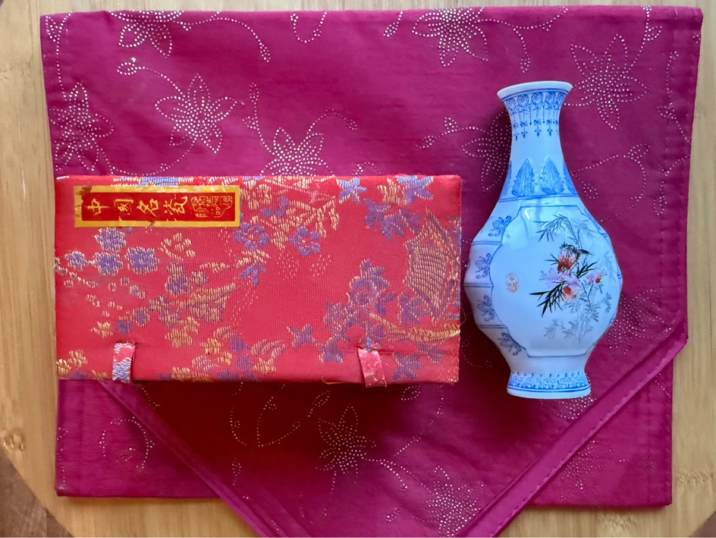 Porcelain Tea Cups, Fine China Pitcher, Book and Table Runner - photo 4