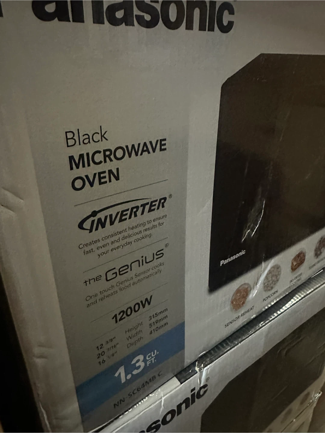 Panasonic 1.3 cu. ft. Black Microwave Oven - photo 5