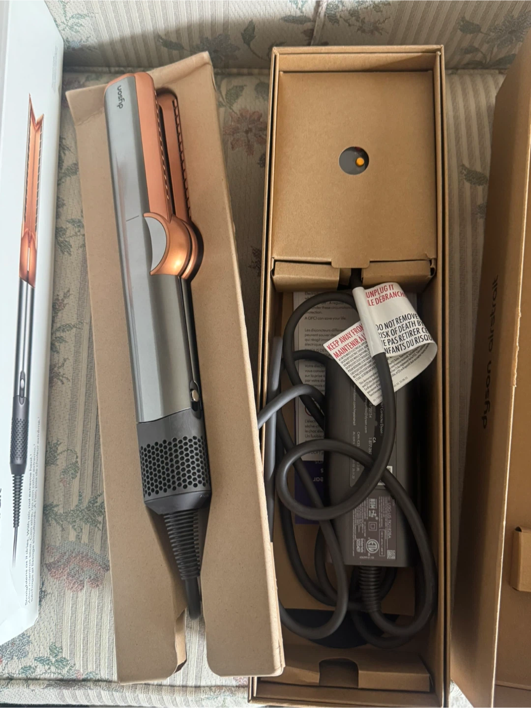 Never used Dyson Airstrait Straightener open box | Karrot
