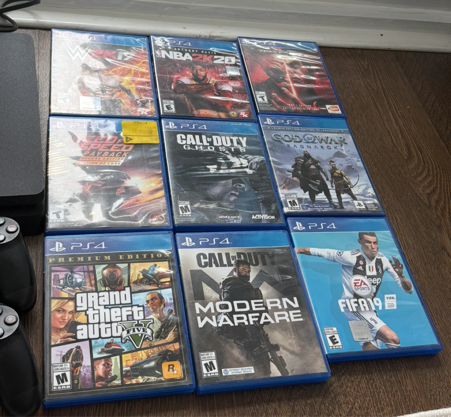 Sony PlayStation 4 Slim Console with Games and Controllers - photo 2