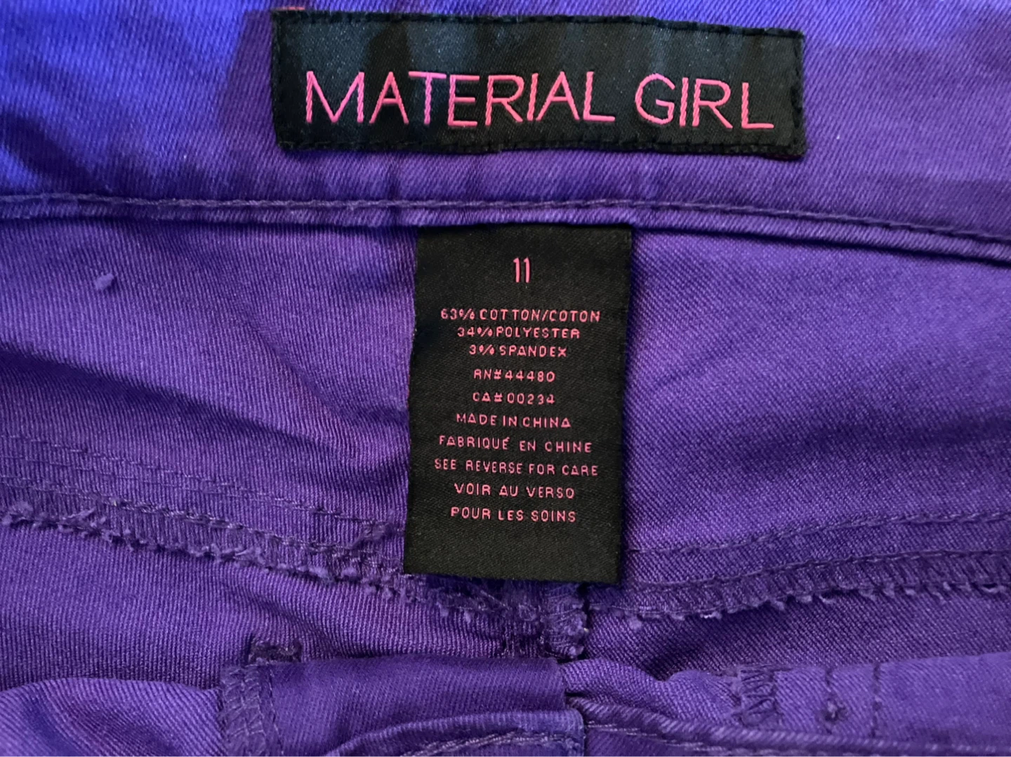Purple Pants Size 11 - photo 3