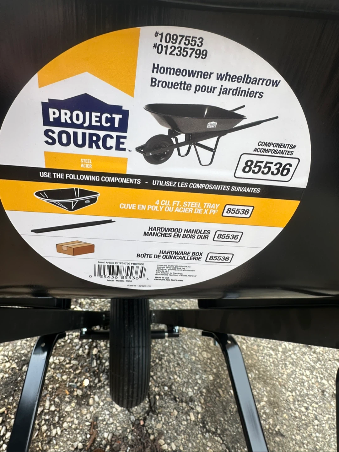 Project Source Homeowner Wheelbarrow - photo 4