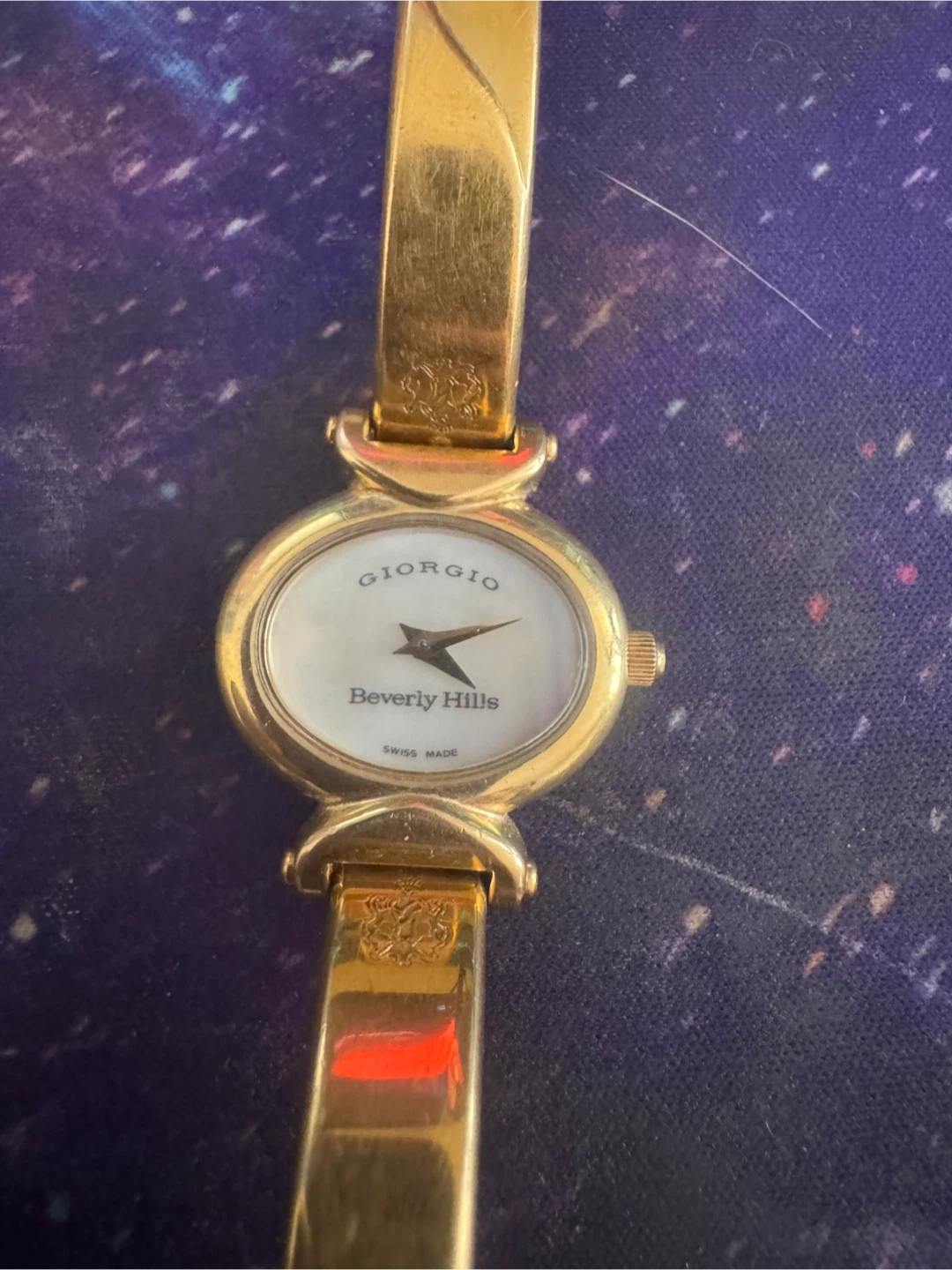 Giorgio Beverly Hills Swiss Made Gold Tone Women's Watch