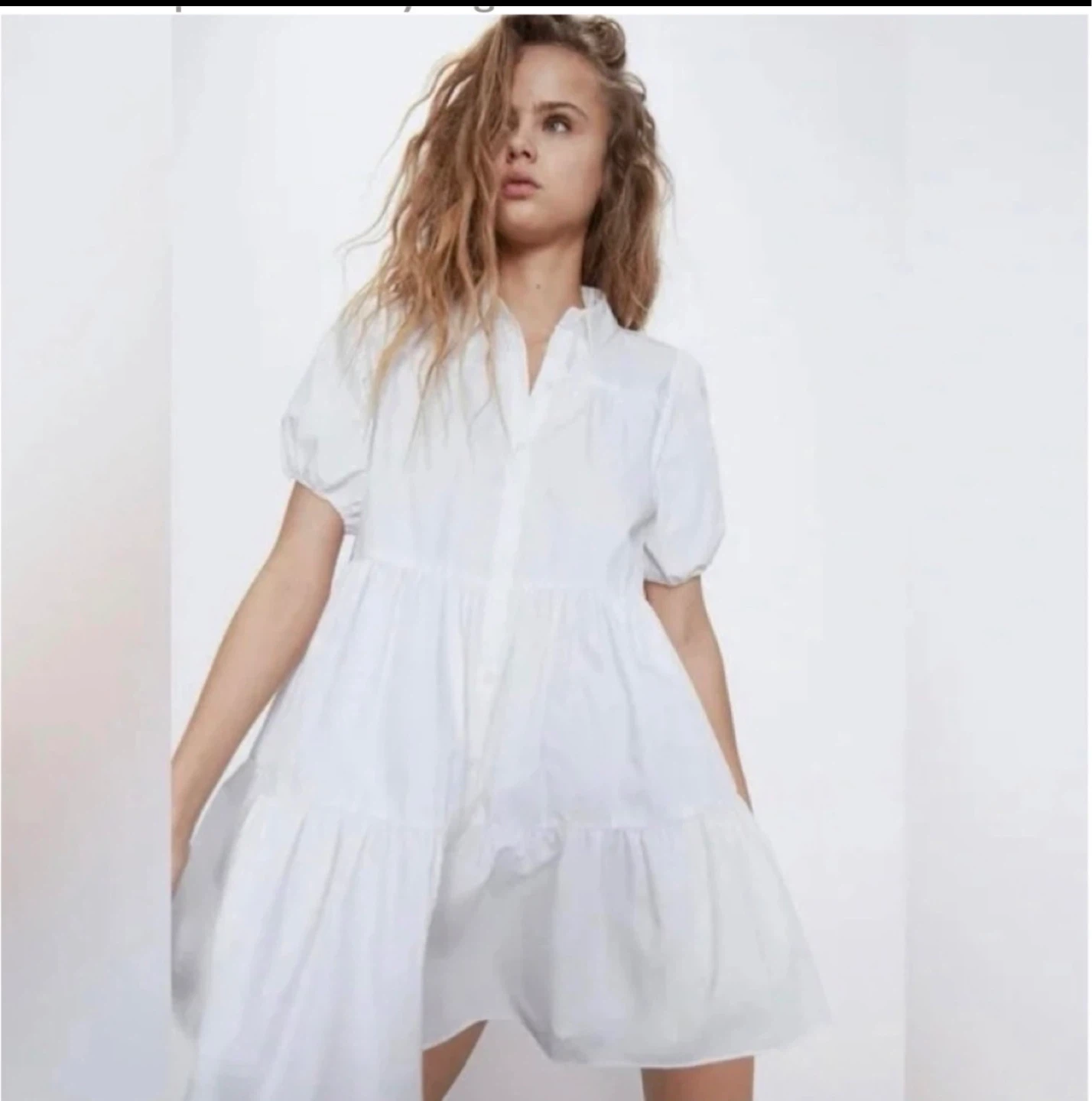 Zara Flounce Mini Dress - photo 2