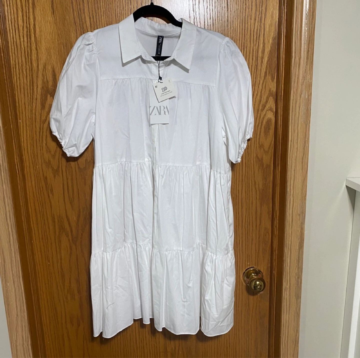 Zara Flounce Mini Dress
