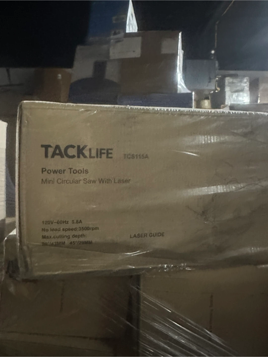 Tacklife Mini Circular Saw TCS115A With Laser Guide - photo 5