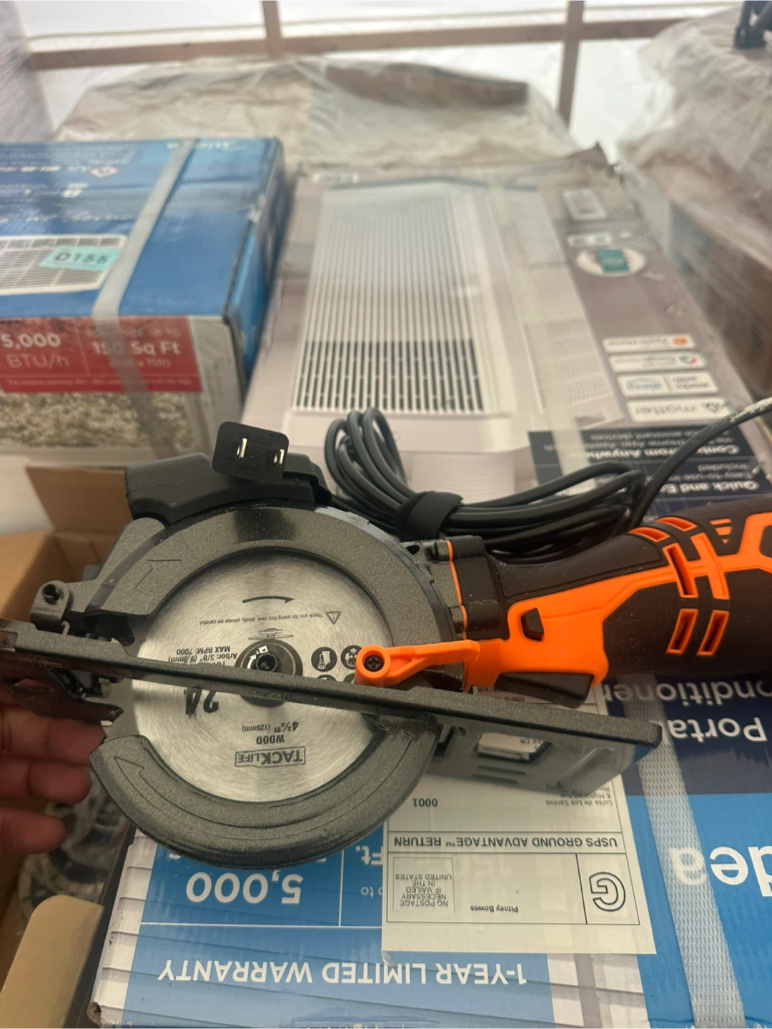 Tacklife Mini Circular Saw TCS115A With Laser Guide - photo 3