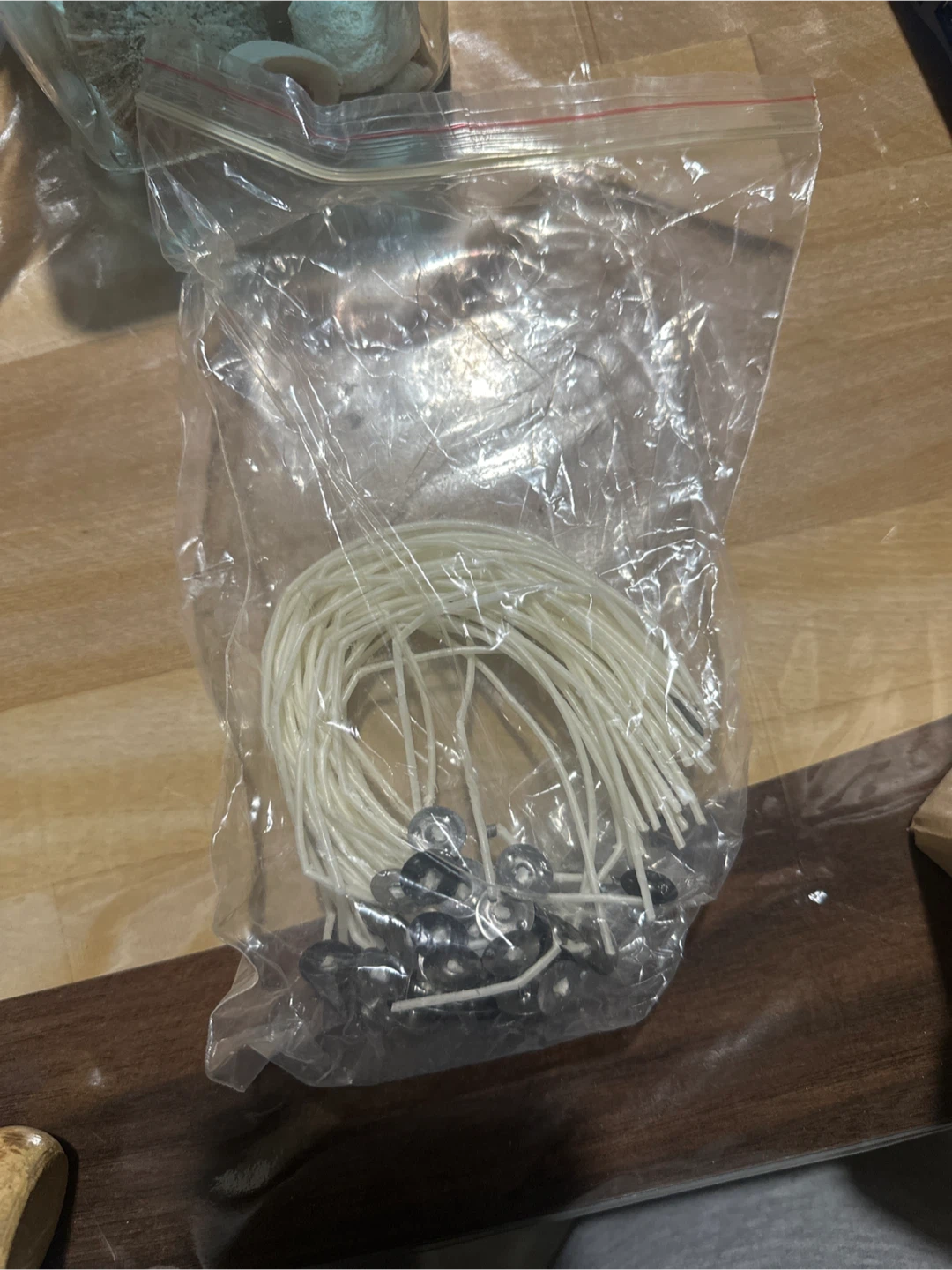 Candle Wicks with Metal Tabs