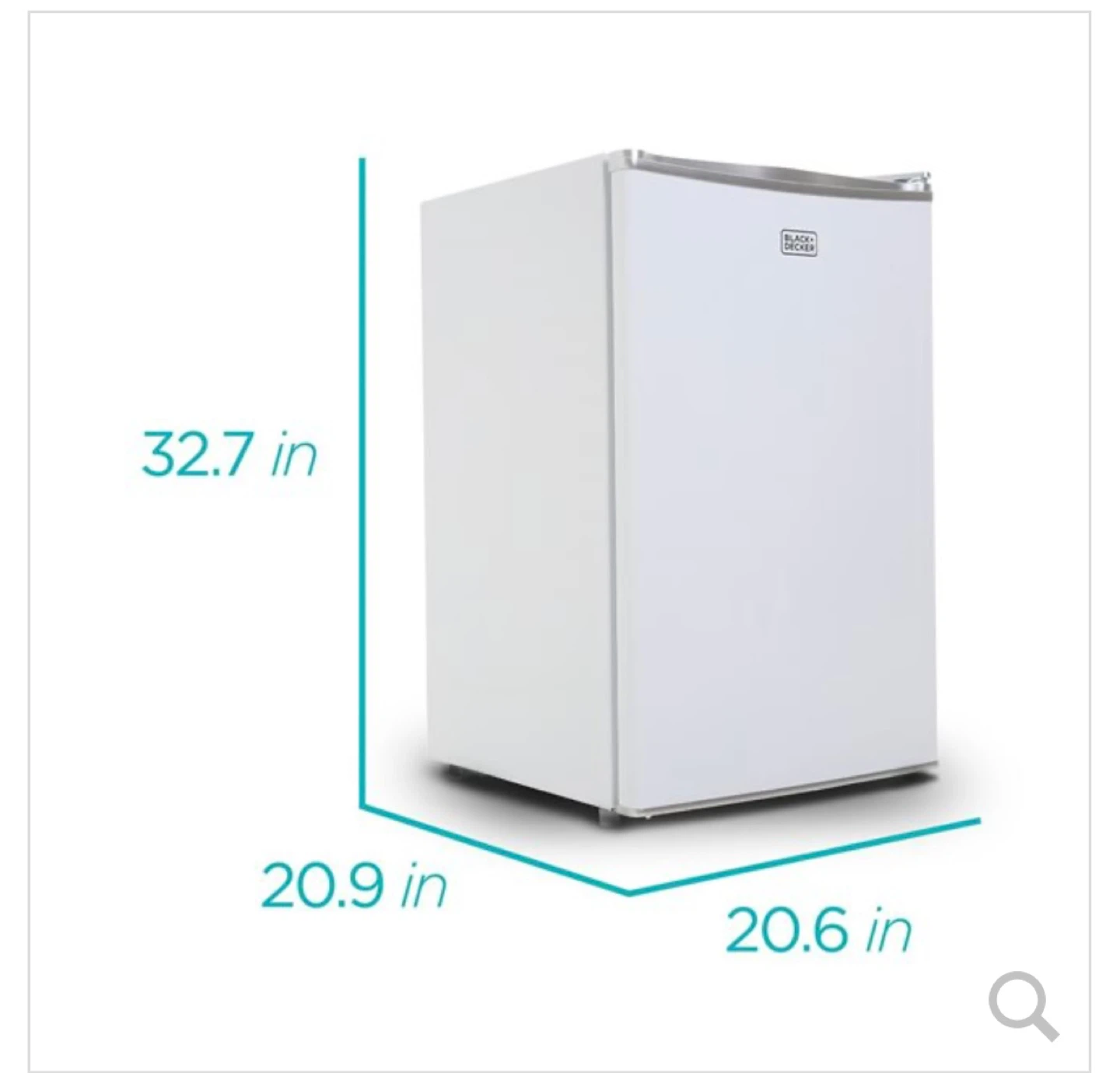 Black+Decker Compact Refrigerator 2.5 Cu. Ft.
