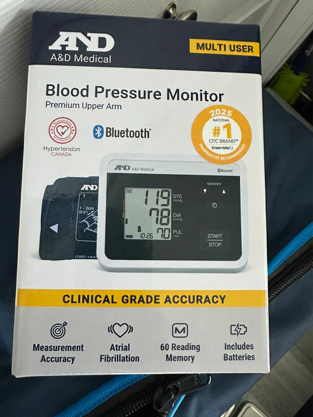 Blood Pressure Monitor w/ Bluetooth