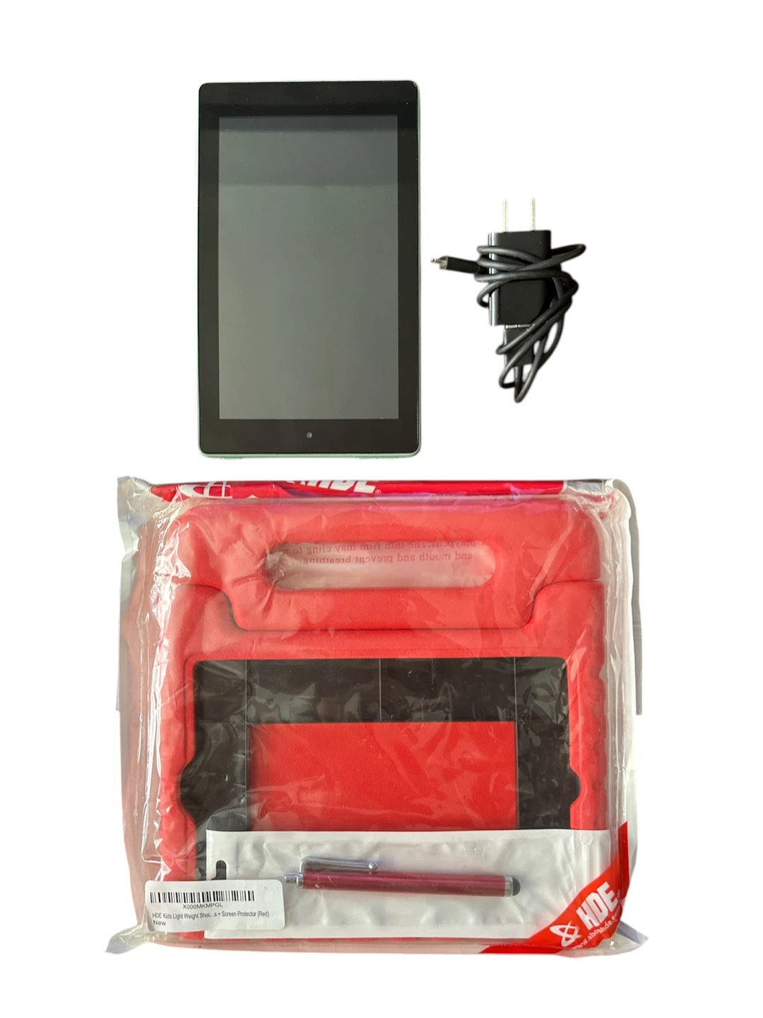 Amazon Fire 7 Edition Tablet with Charger and Case