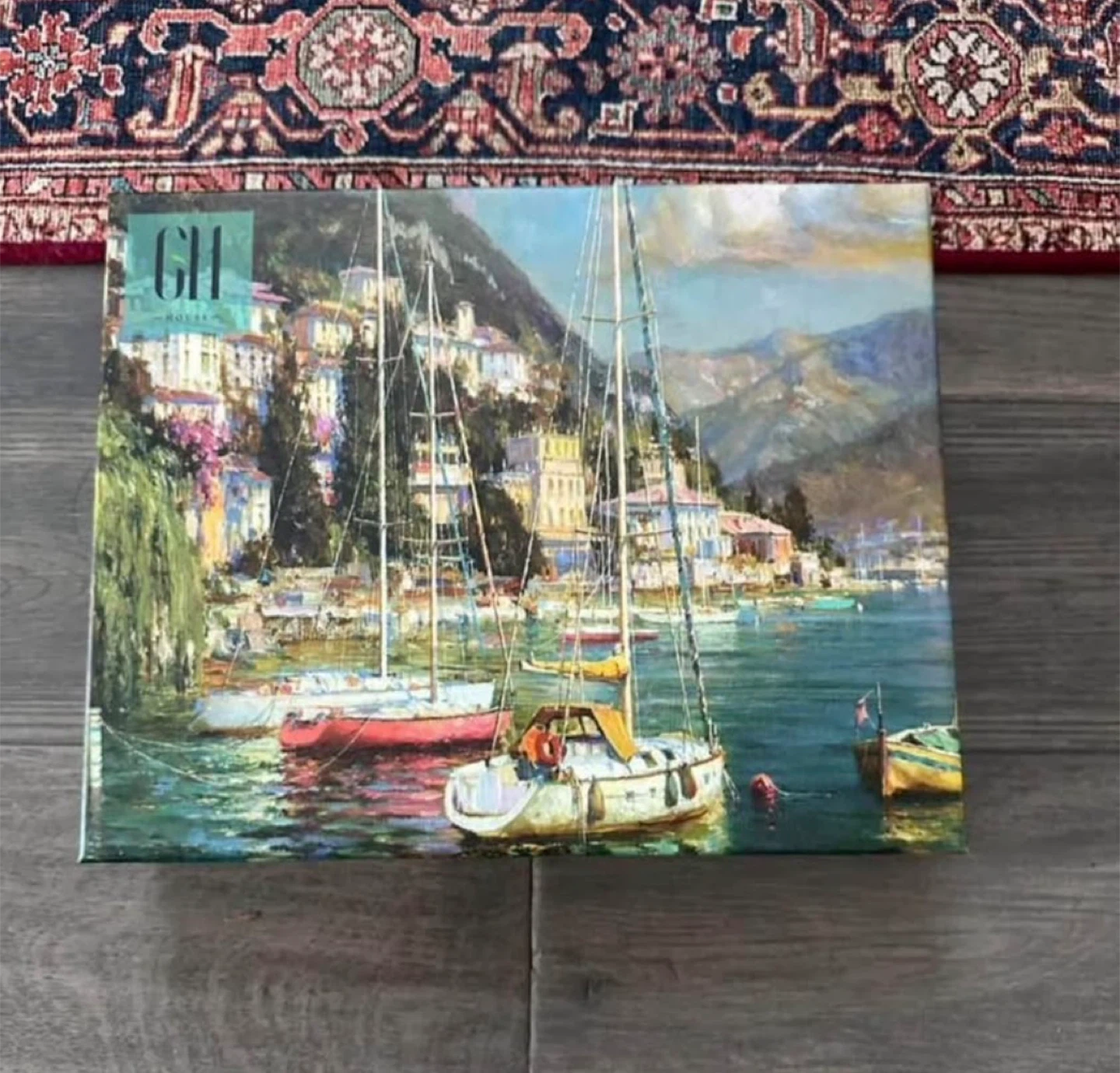 GH 1000 Piece Jigsaw Puzzle - Lake Como Yachts on Blue Water - photo 2