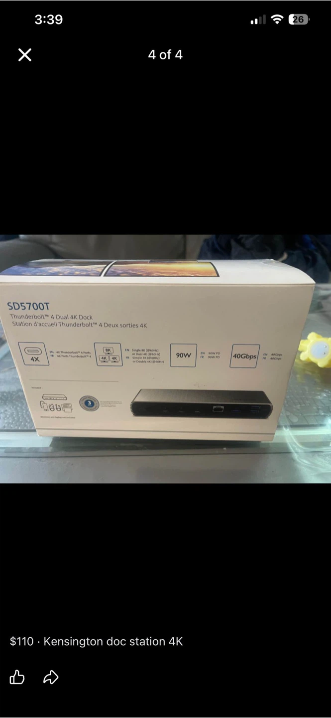 Kensington SD5700T Thunderbolt 4 Docking Station - photo 4