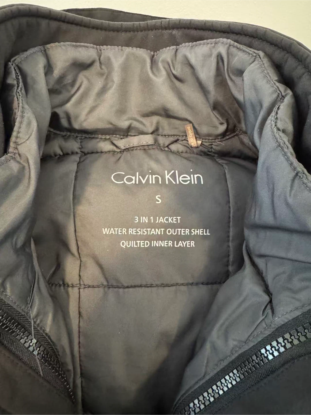 Men’s Calvin Klein 3-in-1 Jacket small GOOD CONDITION - photo 2