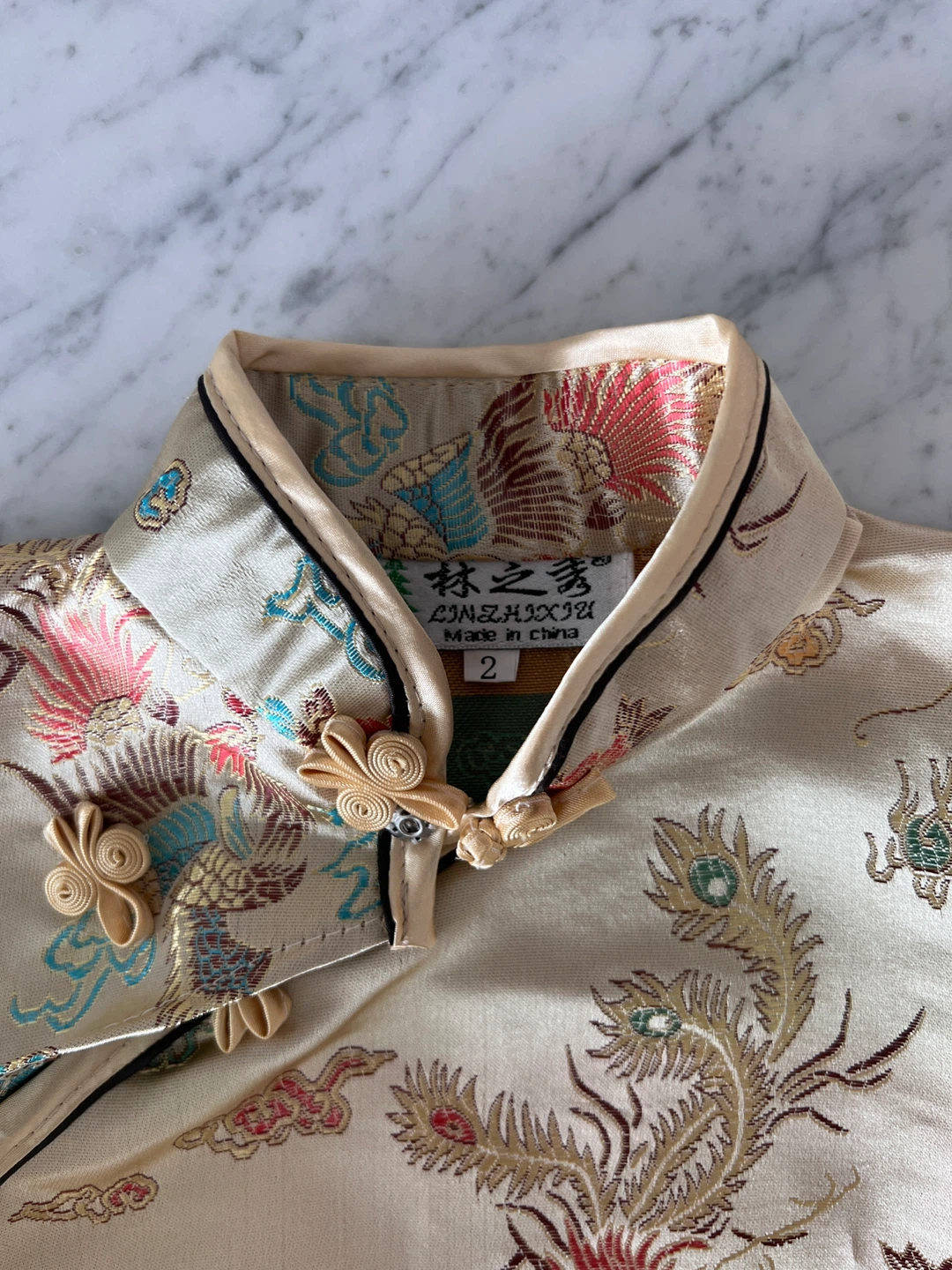 baby girl Dragon Cheongsam Dress Size 2 - photo 3