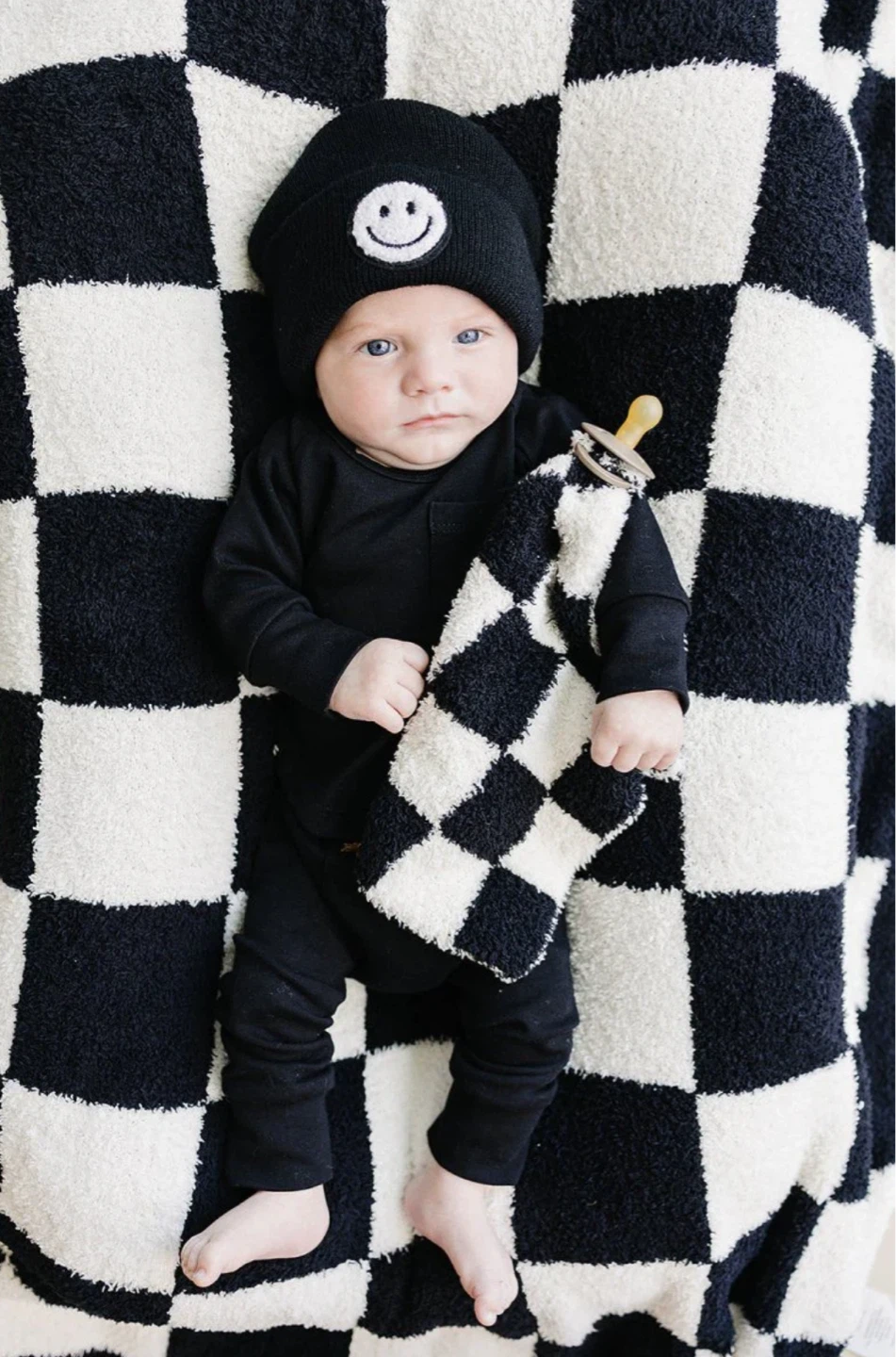 Baby Blanket with Pacifier Holder
