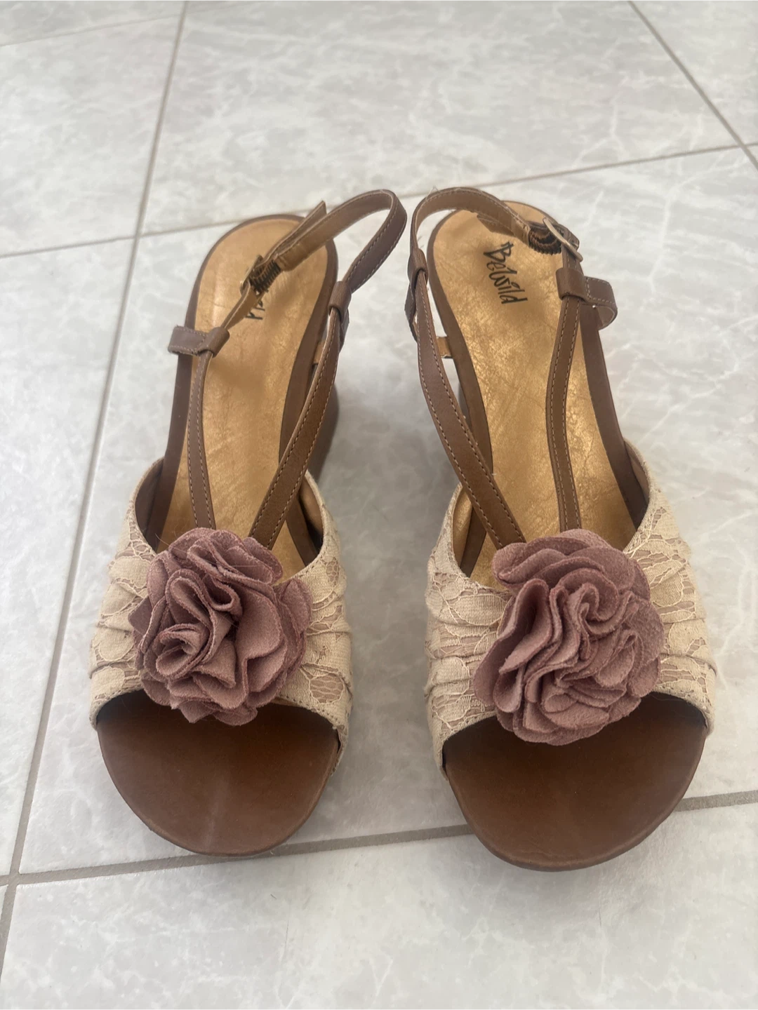 Brashia Women's Wedge Sandals size 10