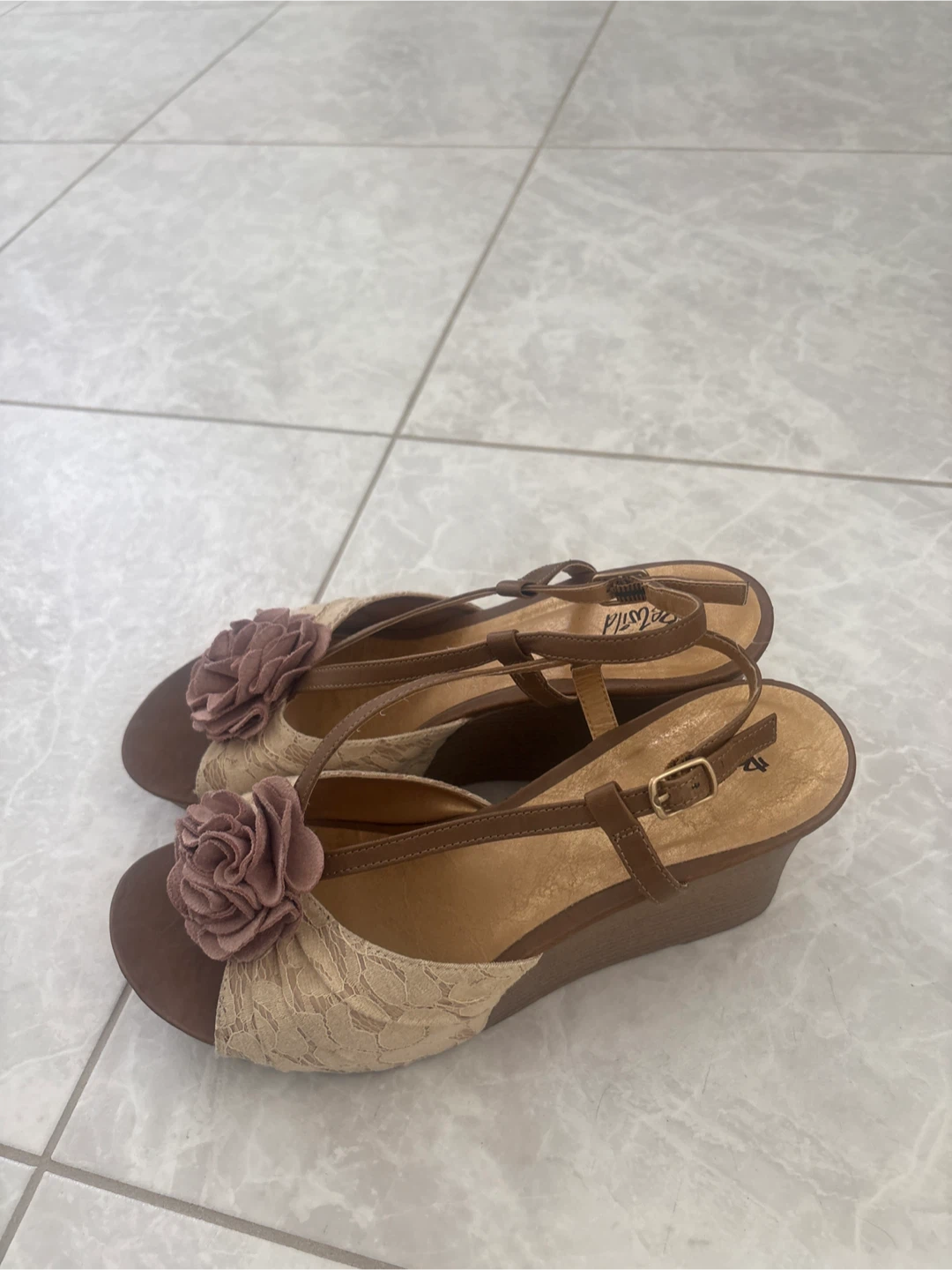 Brashia Women's Wedge Sandals size 10 - photo 2
