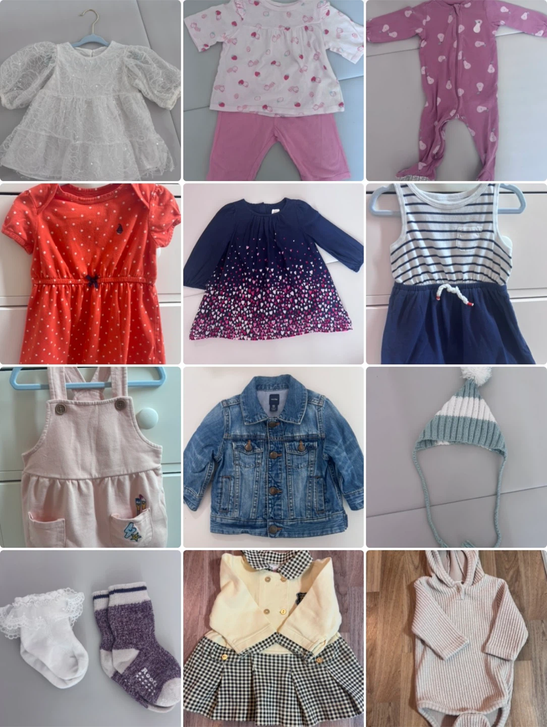 Baby Girl 6-12M clothes - 13 items