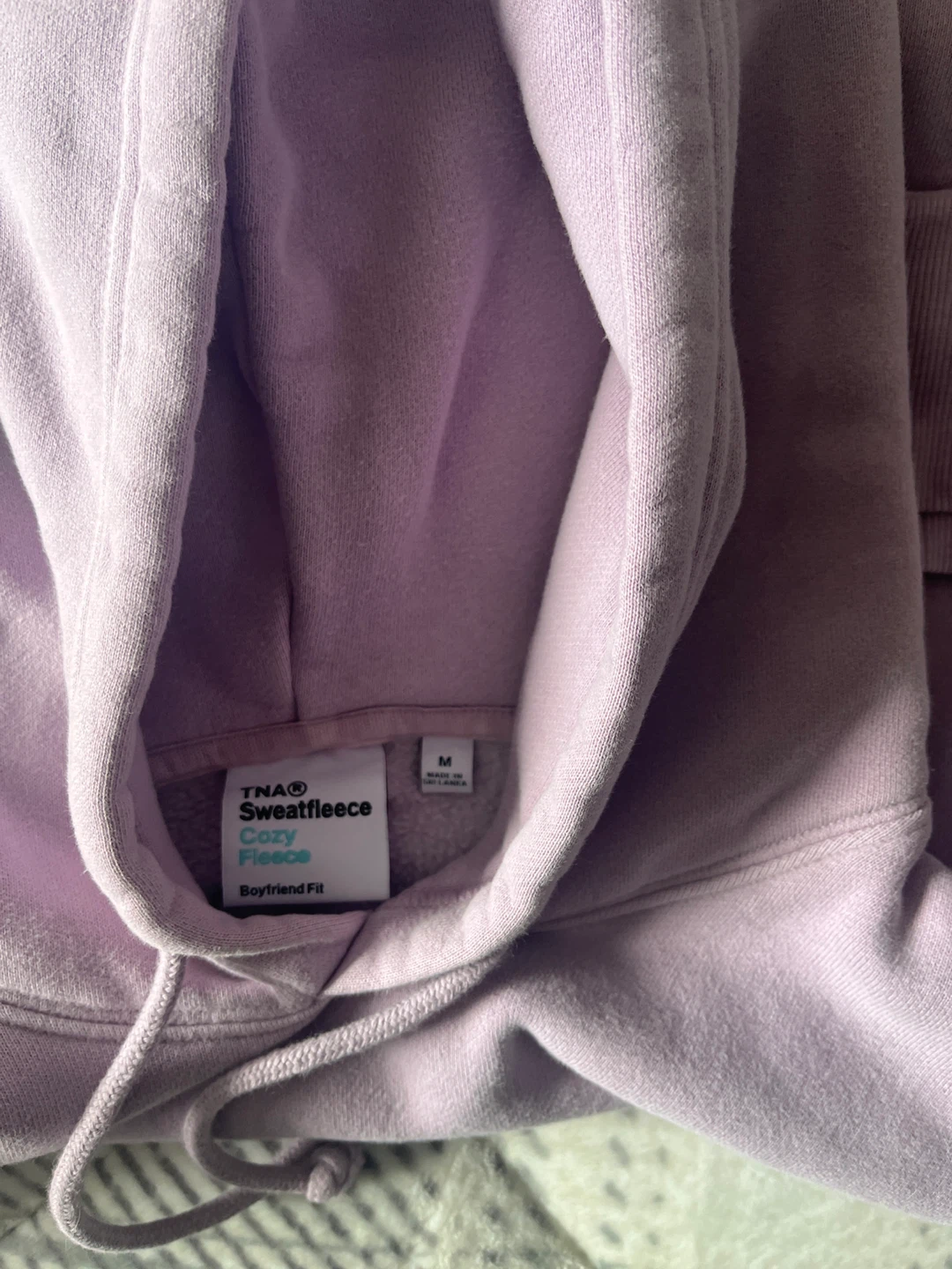 TNA Cozy Fleece Boyfriend Fit Hoodie