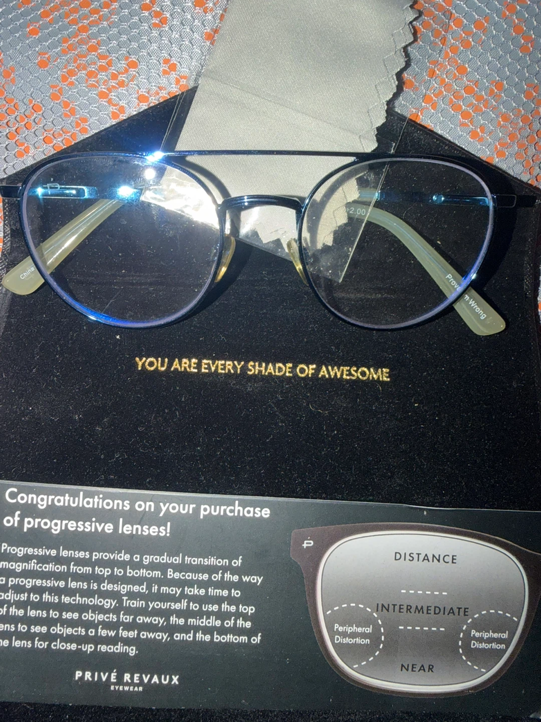 Privé Revaux Blue Light Blocking Progressive Glasses