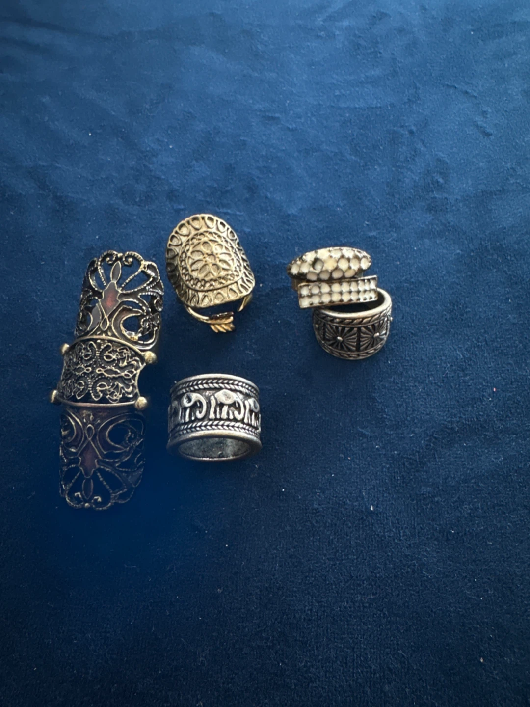 Boho Statement Ring Set