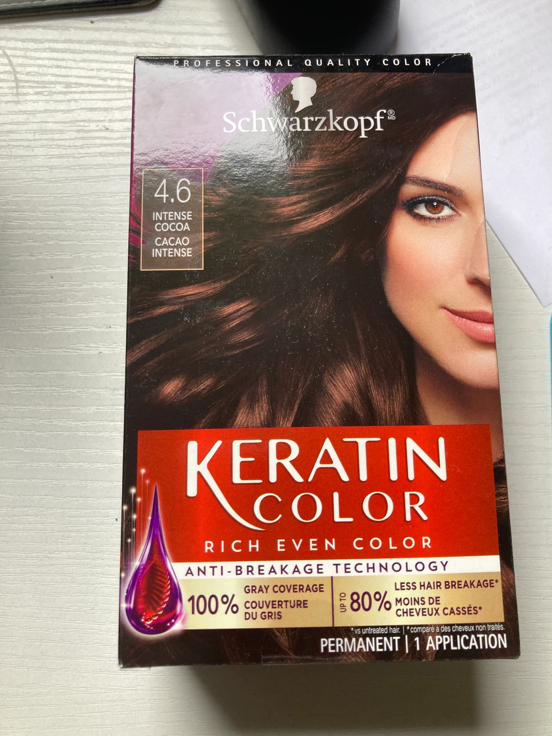 Schwarzkopf Keratin Color 4.6 Intense Cocoa Hair Dye