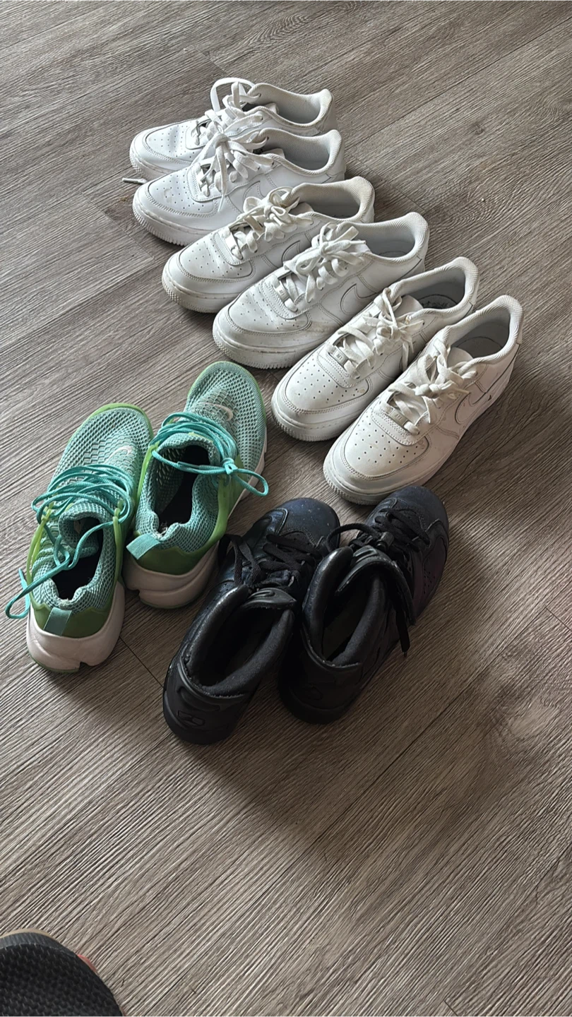 Bundle of Nike Air Force 1 Sneakers and jordans