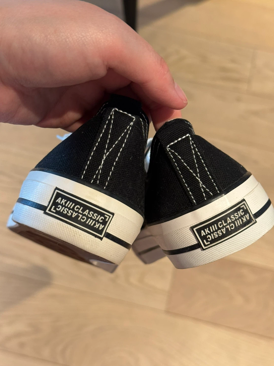 Brand New Black Canvas Sneakers 280mm/Men’s 10 - photo 4