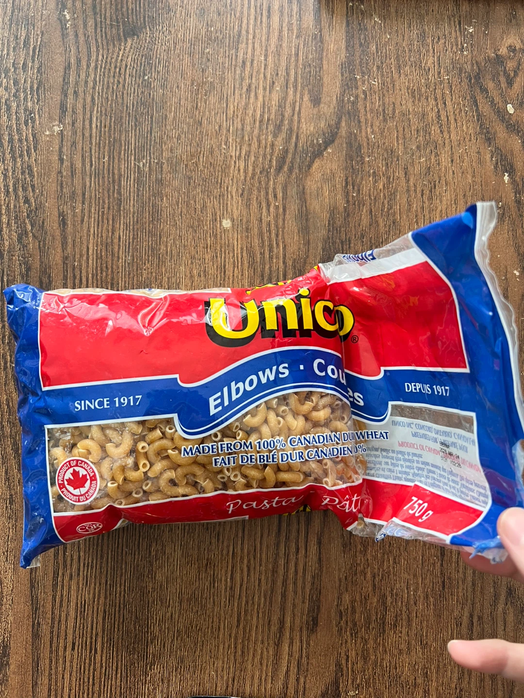 Free - Opened - Unico Elbows Pasta - 750g