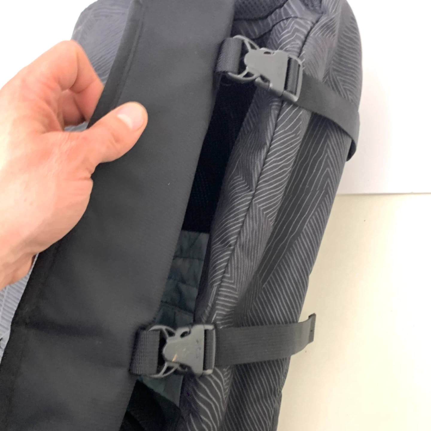 Messenger Bag Laptop Bag Crossbody Bag Black Adjustable Strap - photo 3