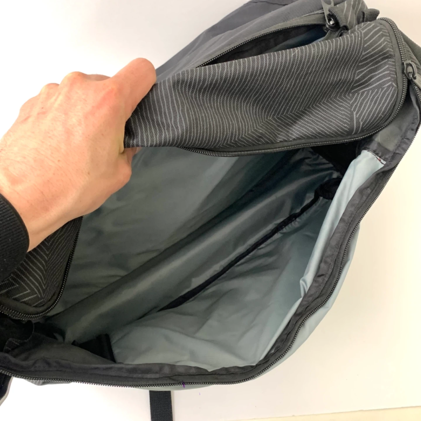 Messenger Bag Laptop Bag Crossbody Bag Black Adjustable Strap - photo 4