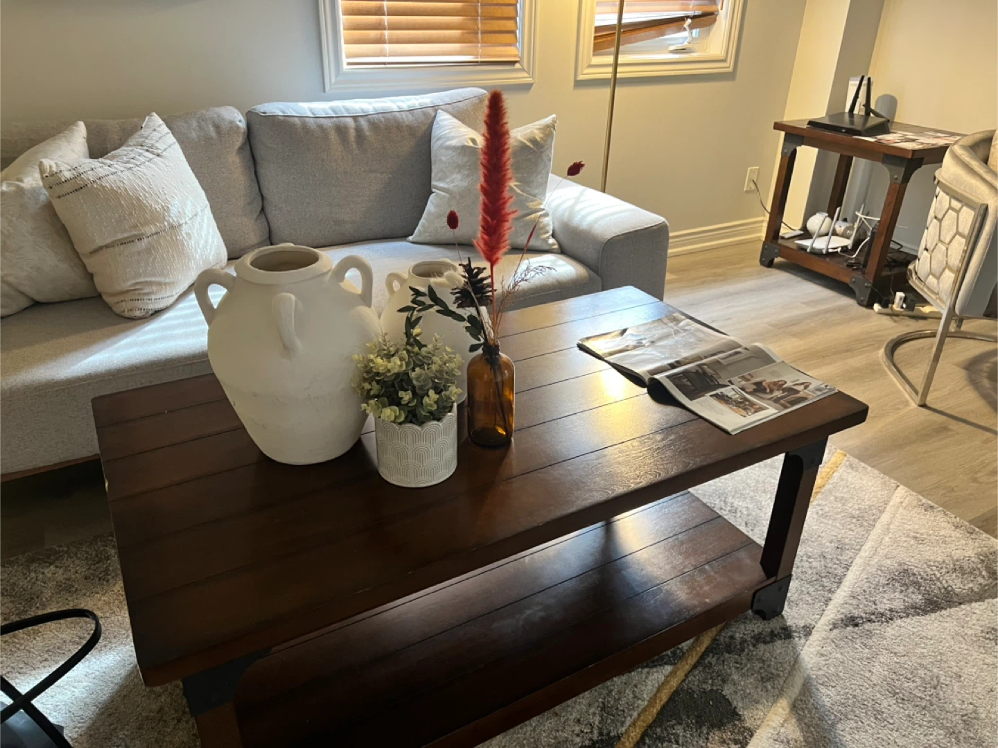 Wooden Coffee & Side Table